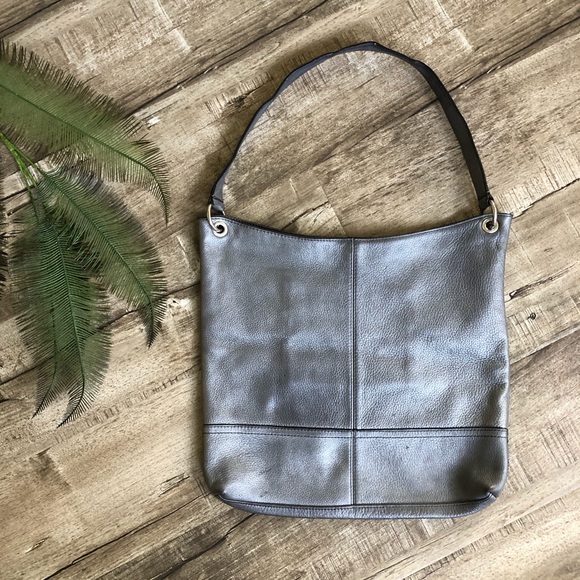 pewter color purse